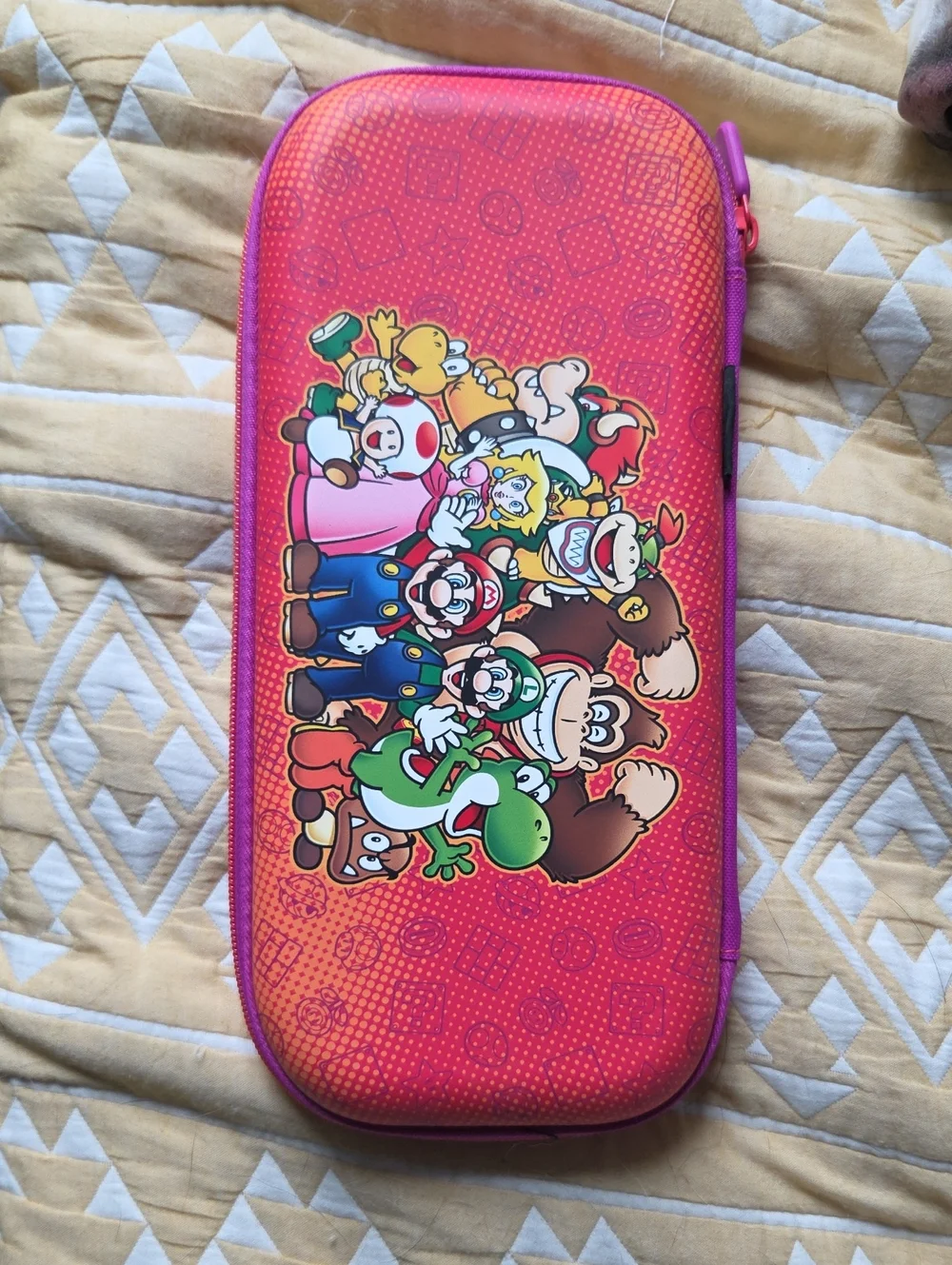 Nintendo Super Mario Red/Pink Game Case (SWITCH 2)
